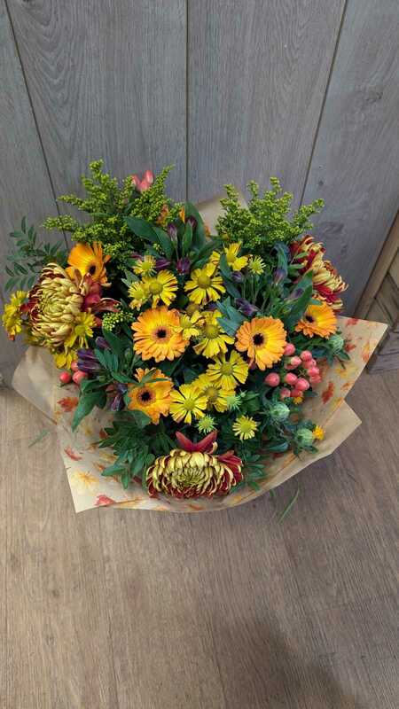 Flowers delivered to customer