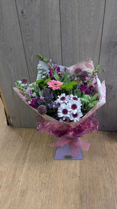Flowers delivered to customer