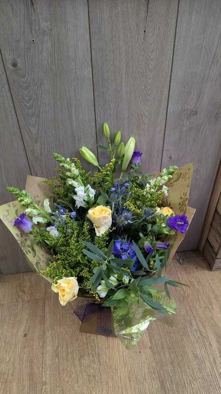 Flowers delivered to customer