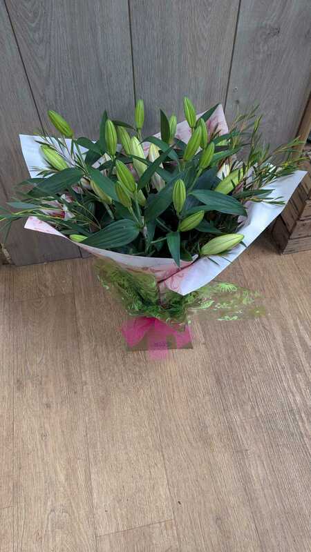Flowers delivered to customer