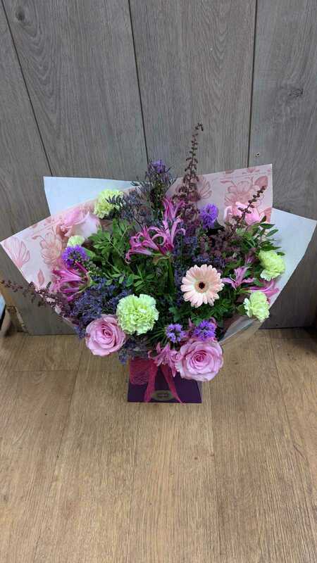 Flowers delivered to customer