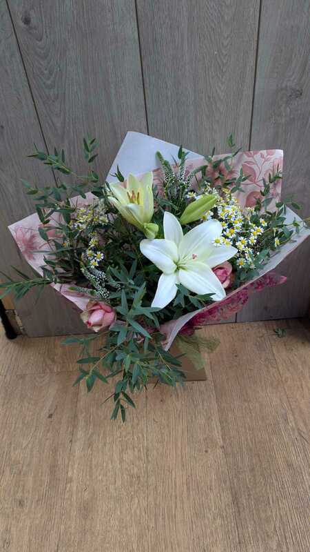 Flowers delivered to customer