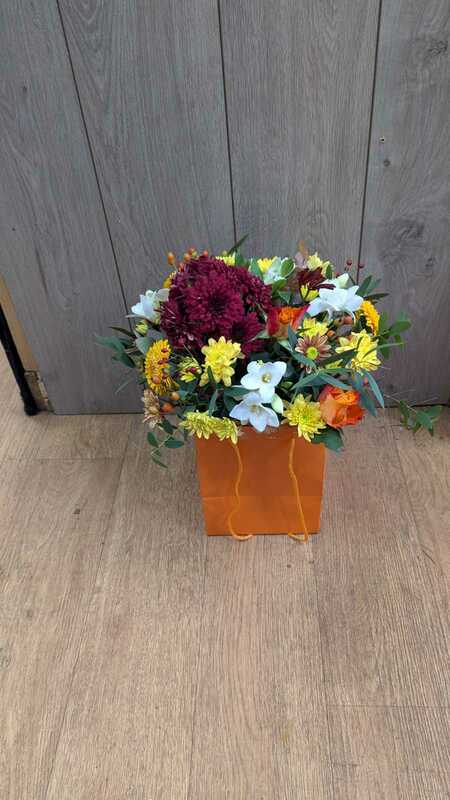 Flowers delivered to customer