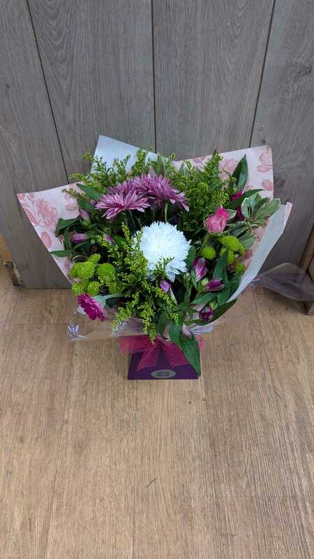 Flowers delivered to customer