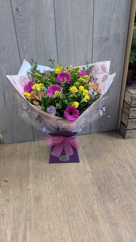 Flowers delivered to customer