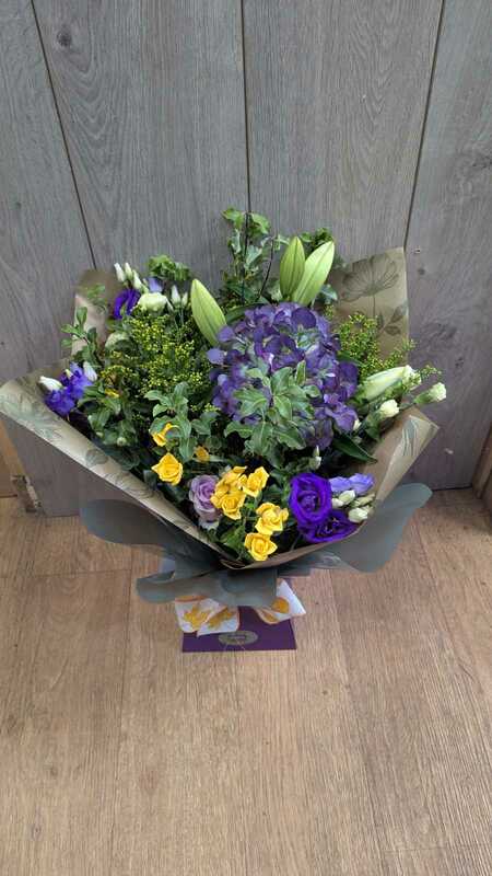 Flowers delivered to customer