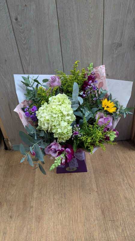 Flowers delivered to customer