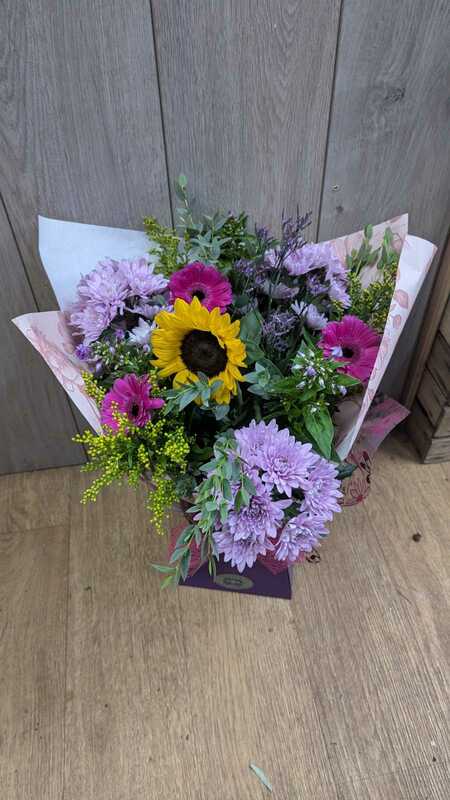 Flowers delivered to customer