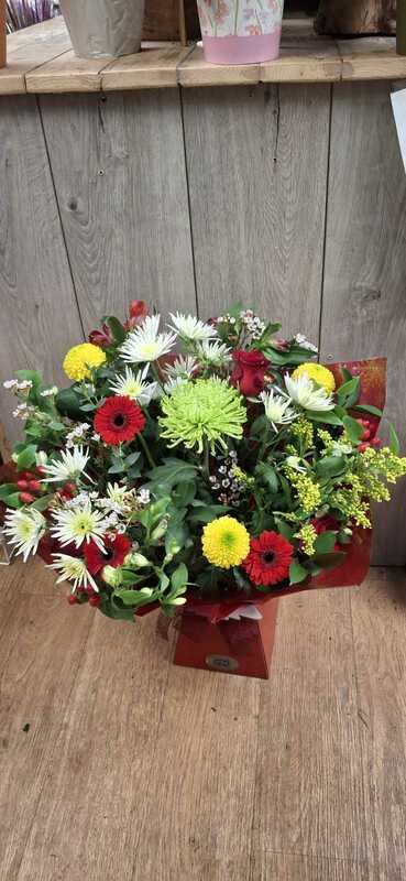 Flowers delivered to customer