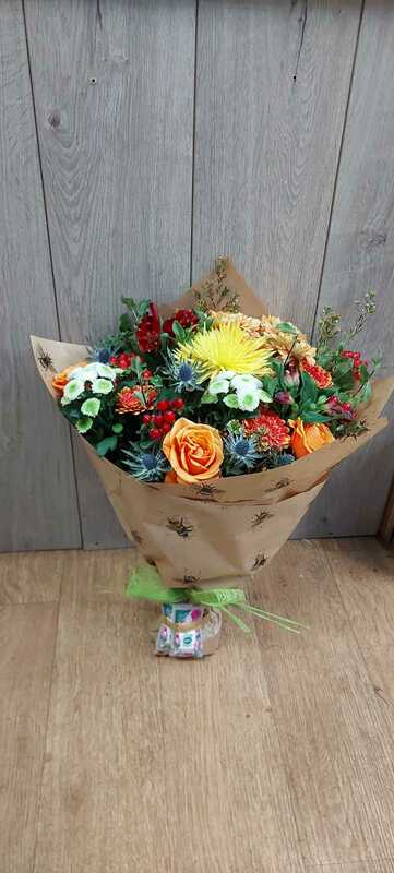 Flowers delivered to customer