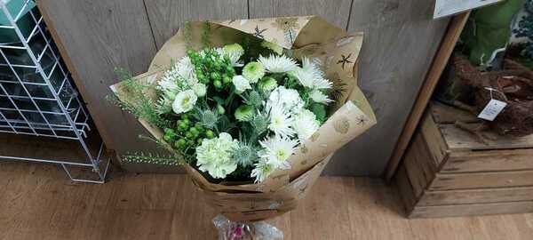 Flowers delivered to customer