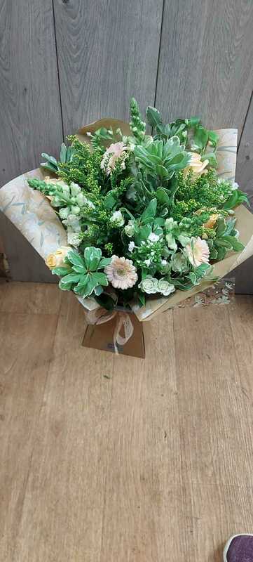 Flowers delivered to customer