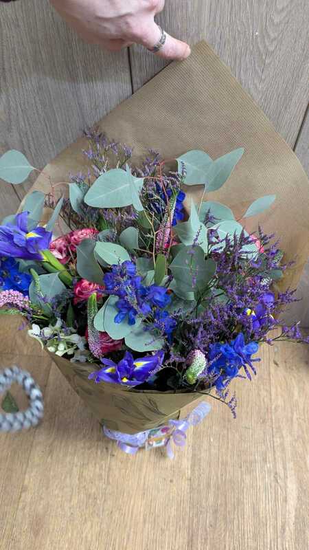 Flowers delivered to customer