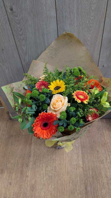 Flowers delivered to customer