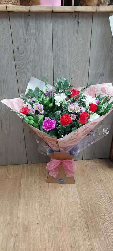 Flowers delivered to customer