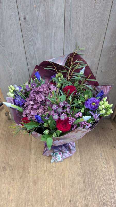 Flowers delivered to customer
