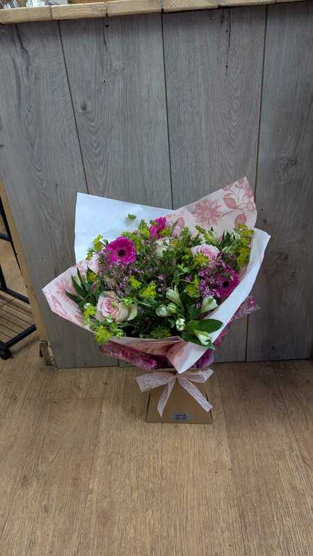Flowers delivered to customer