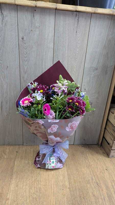 Flowers delivered to customer