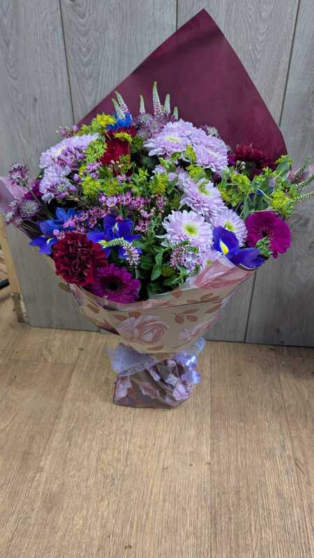 Flowers delivered to customer