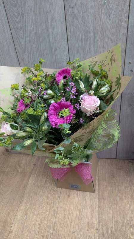 Flowers delivered to customer