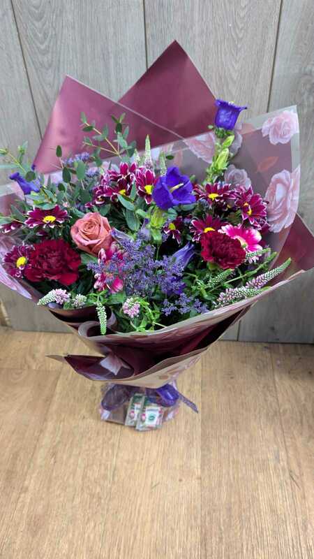 Flowers delivered to customer