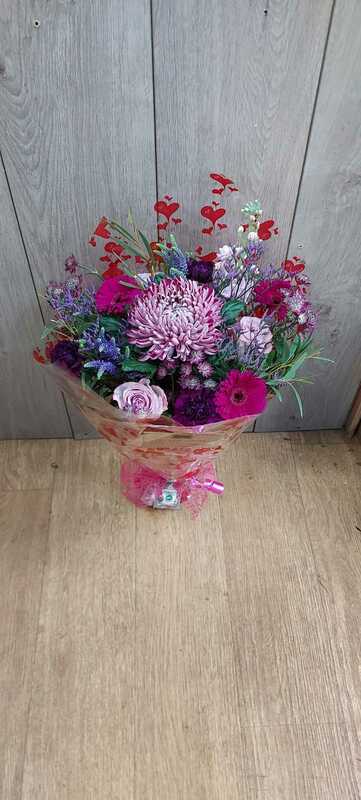 Flowers delivered to customer