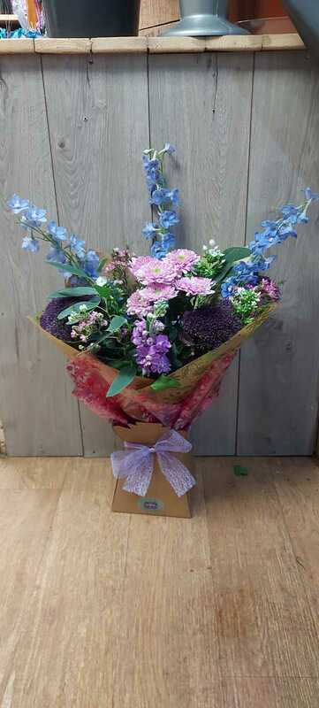 Flowers delivered to customer