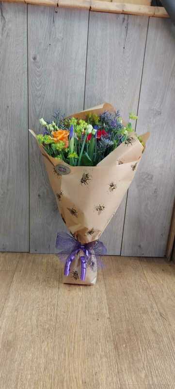 Flowers delivered to customer