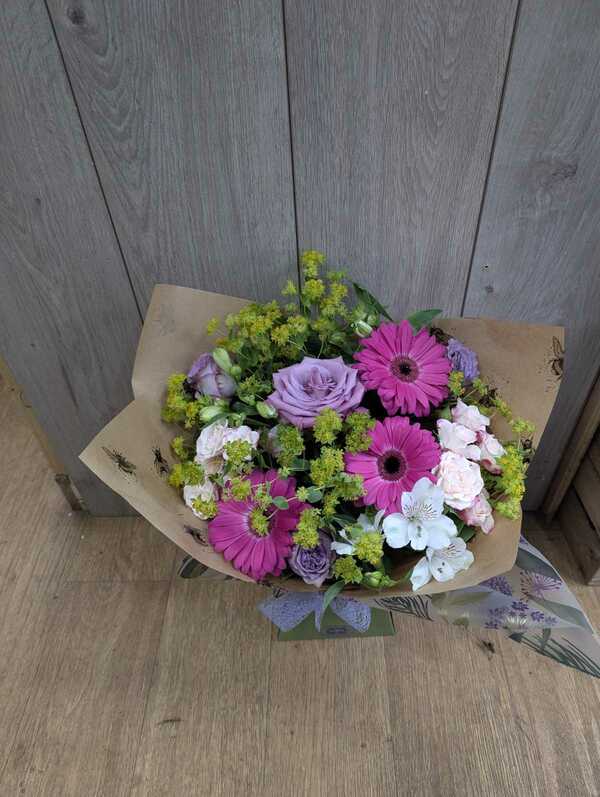 Flowers delivered to customer
