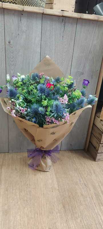Flowers delivered to customer