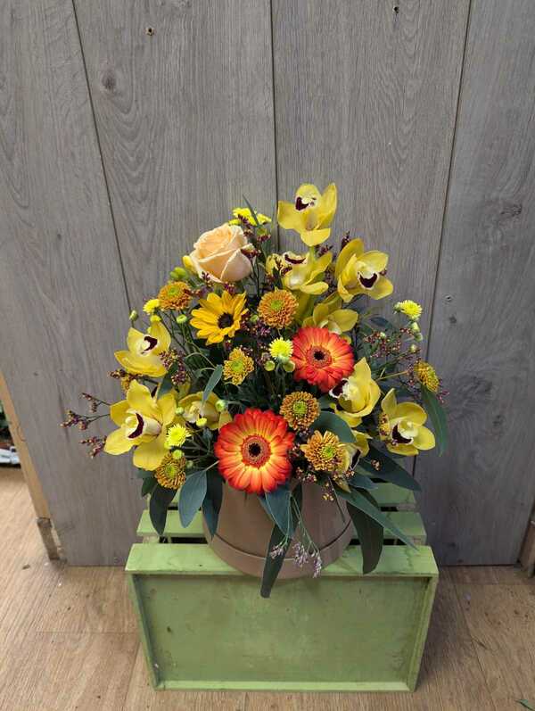 Flowers delivered to customer