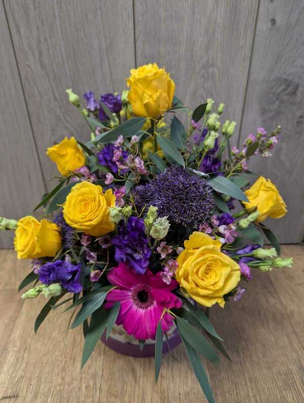 Flowers delivered to customer