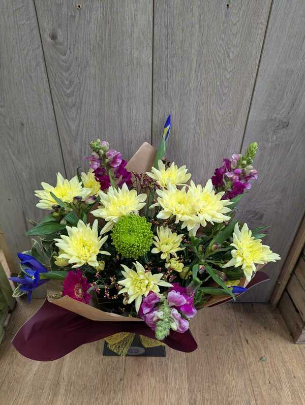 Flowers delivered to customer