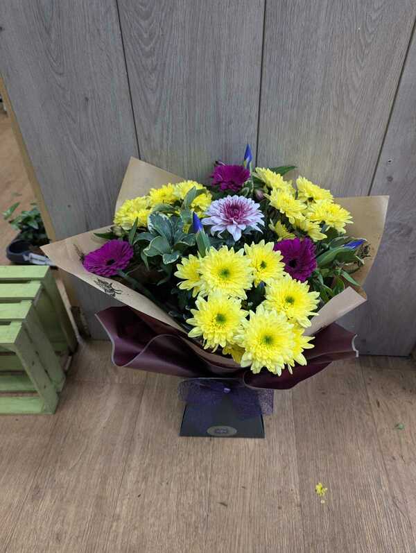 Flowers delivered to customer