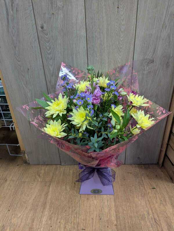 Flowers delivered to customer