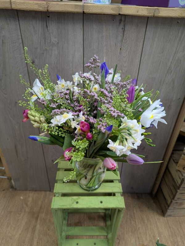 Flowers delivered to customer