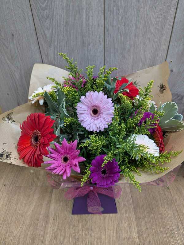 Flowers delivered to customer