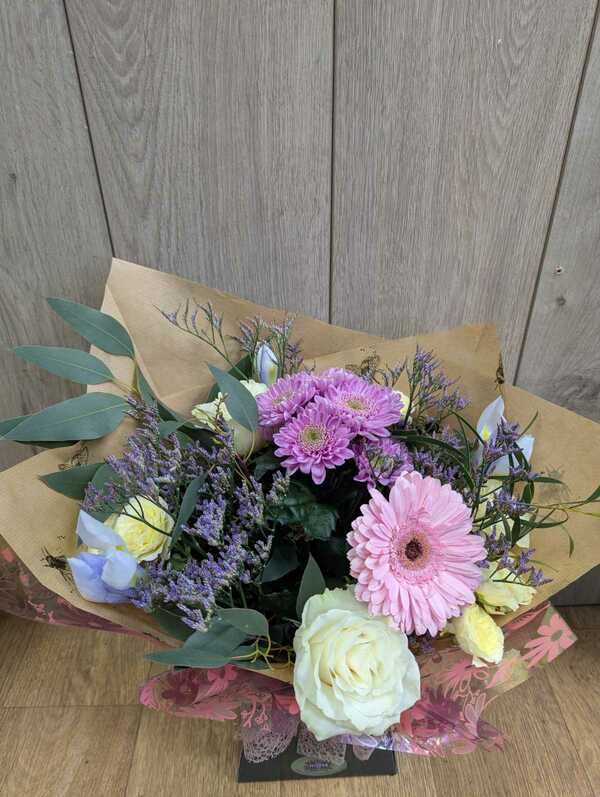 Flowers delivered to customer