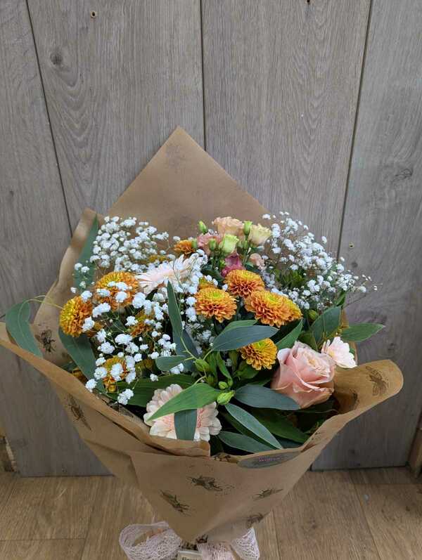 Flowers delivered to customer