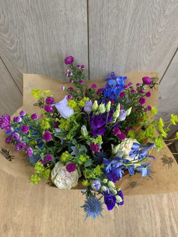 Flowers delivered to customer