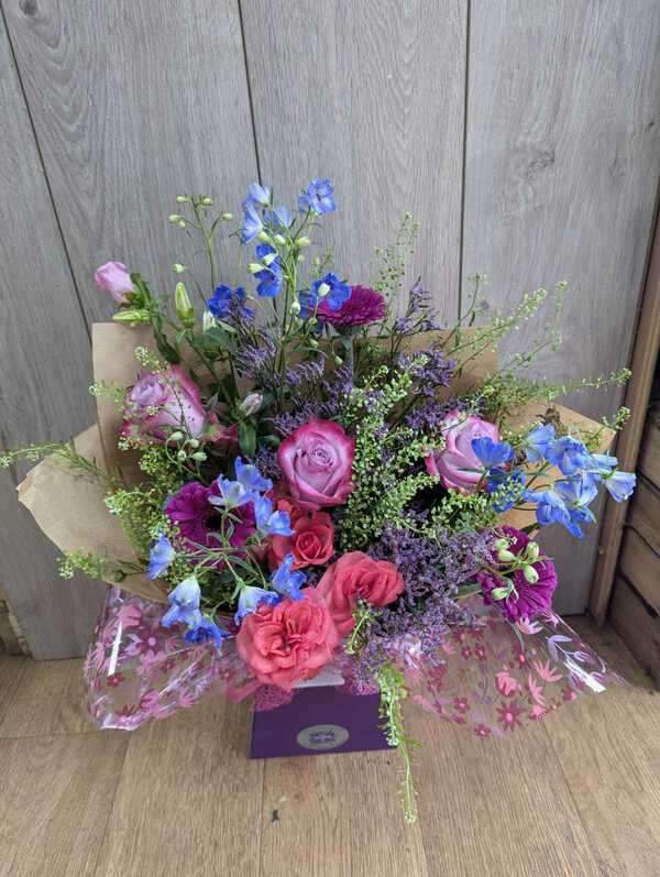 Flowers delivered to customer