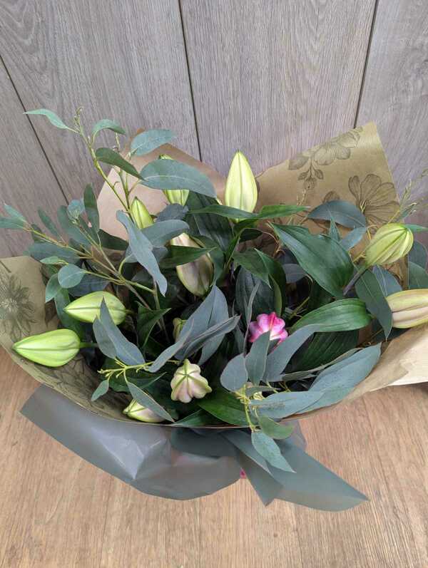 Flowers delivered to customer