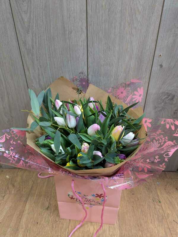 Flowers delivered to customer