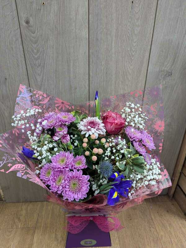Flowers delivered to customer
