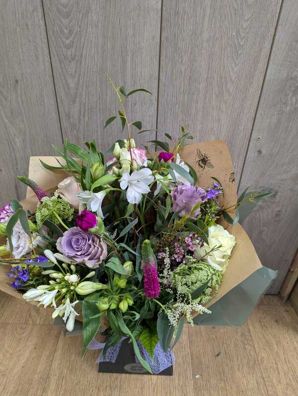 Flowers delivered to customer