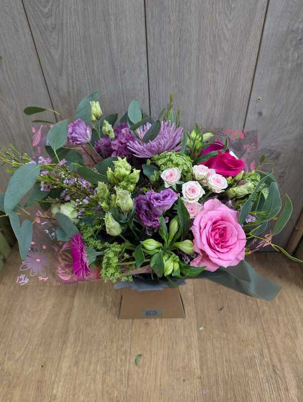 Flowers delivered to customer