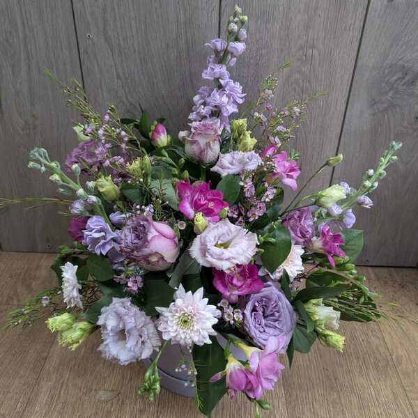 Flowers delivered to customer