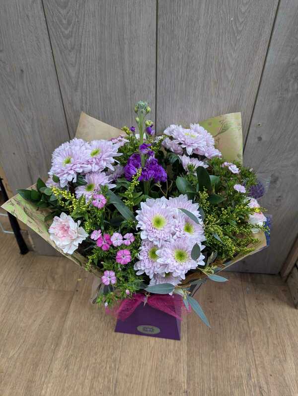 Flowers delivered to customer