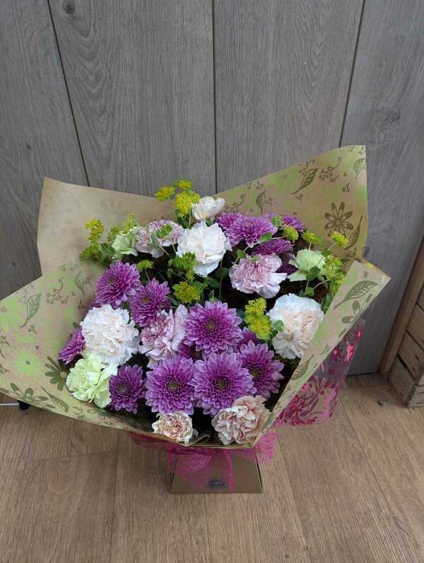 Flowers delivered to customer