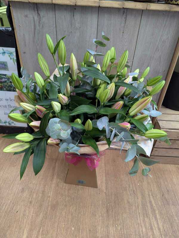 Flowers delivered to customer